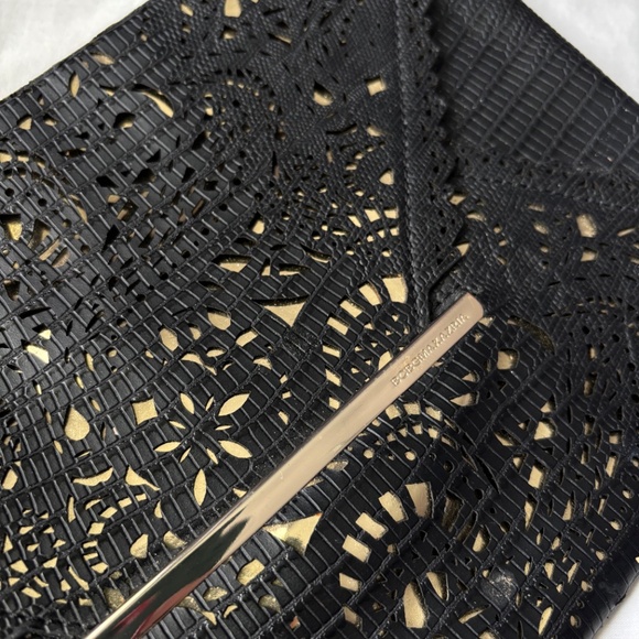 BCBG Clutch Gold and Black - Picture 2 of 4